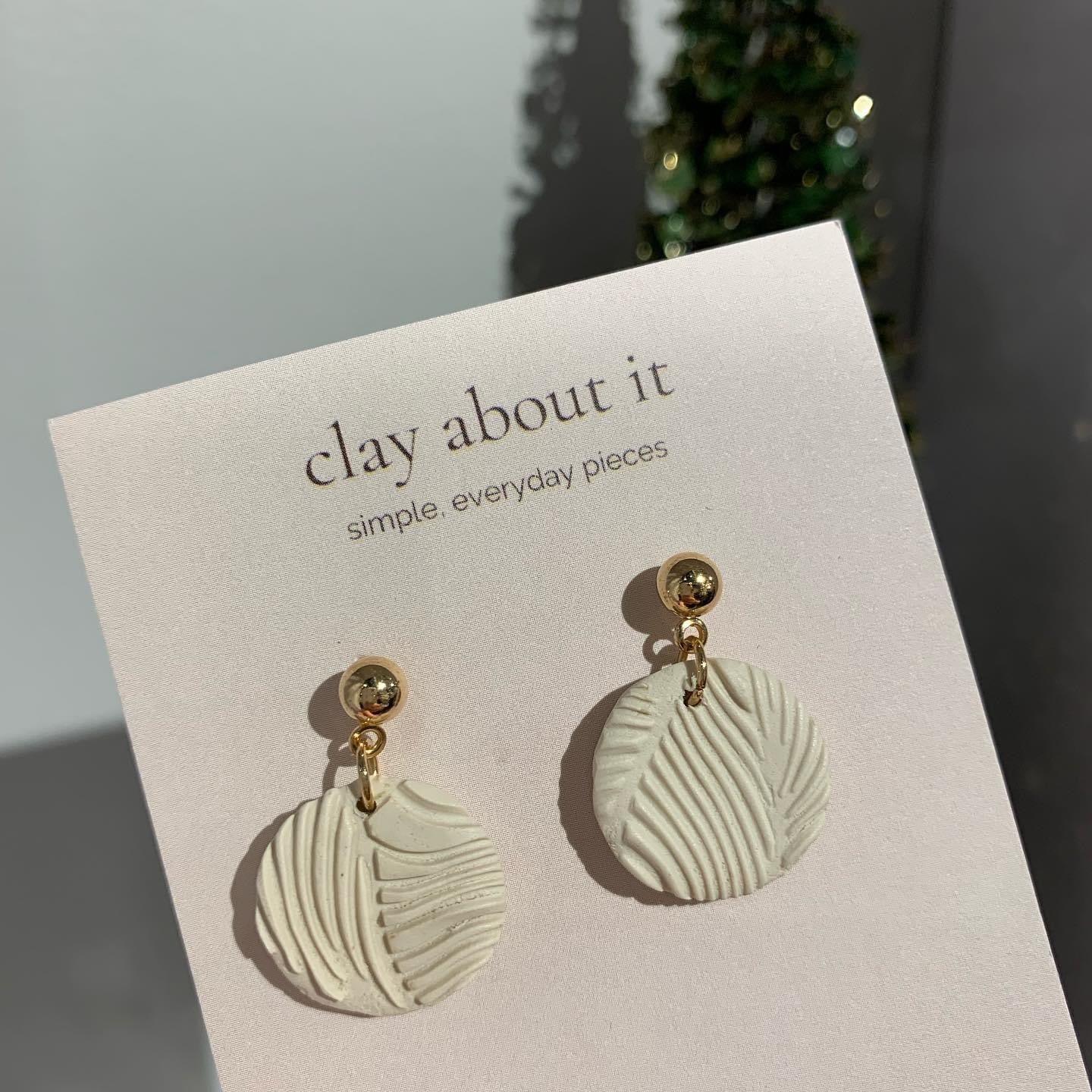 Circle Drop Earrings