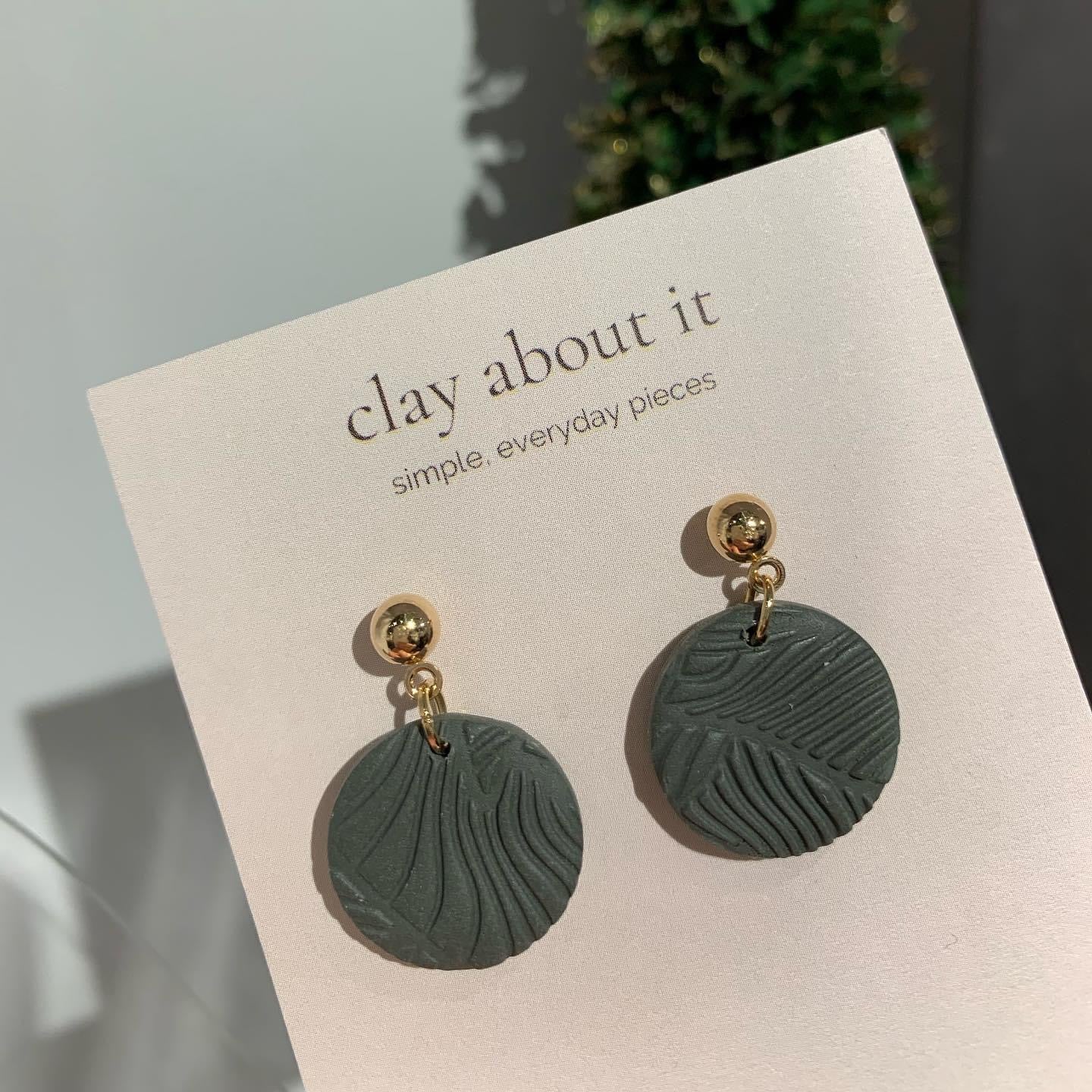 Circle Drop Earrings