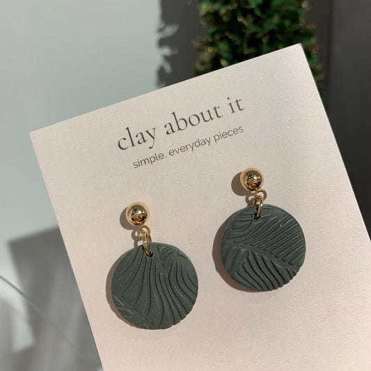 Circle Drop Earrings