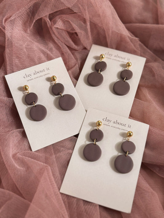 Circle Drop Earrings